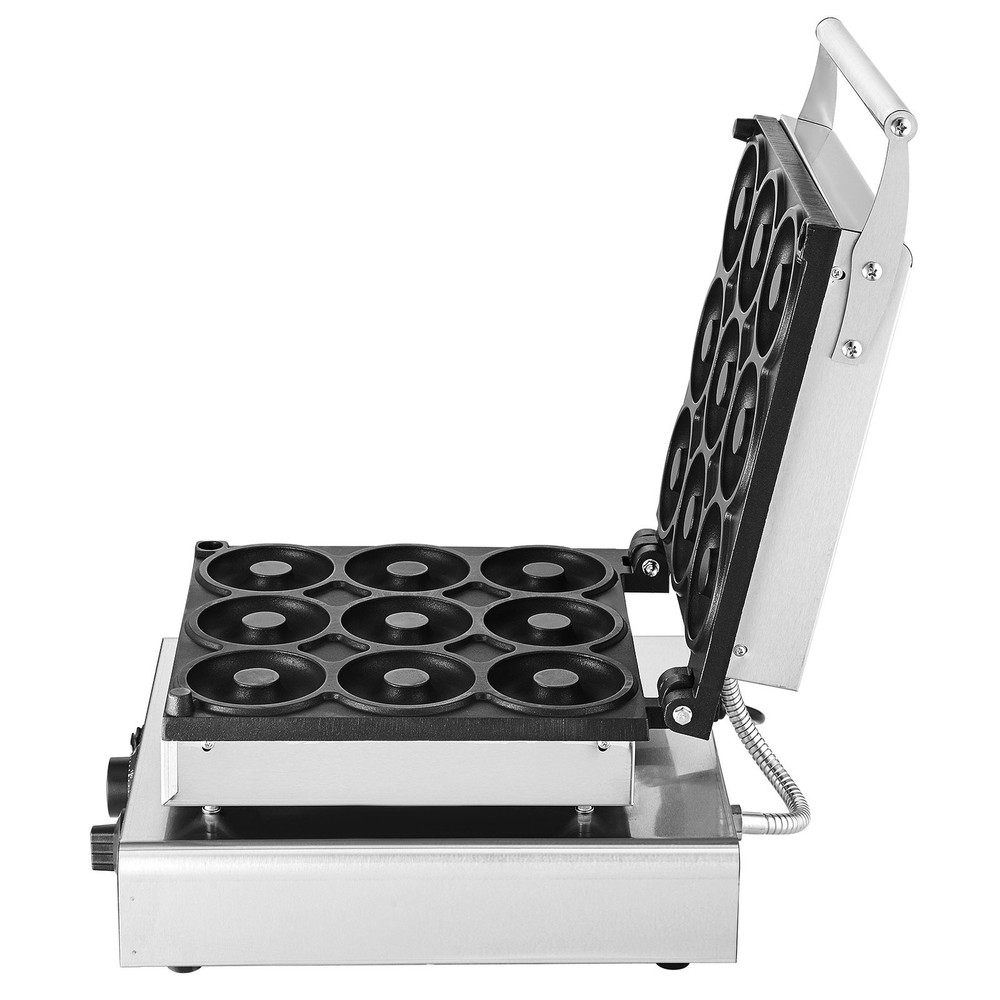 Electric Donut Maker 2000W Commercial Doughnut Machine Non-stick Surface 9