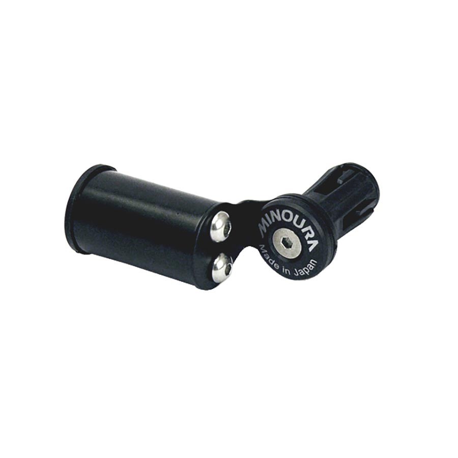 Minoura Bar End Mount - Lightweight Alloy Handlebar Cap & Accessory Adapter