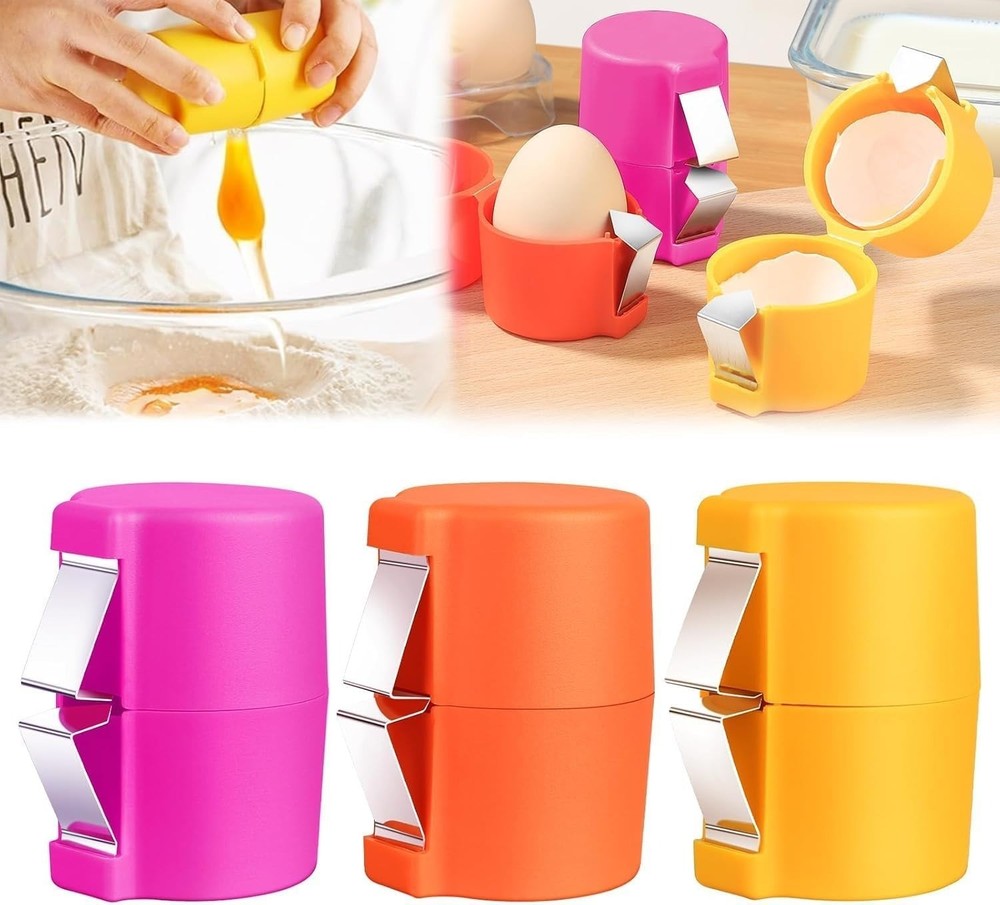 Egg Shell Opener，2026 New Eggshell Cracker, Quickly Cuts Hard-Boiled Eggs, Boile