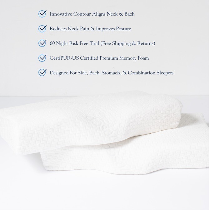 Dosaze Contoured Orthopedic Pillow - Standard