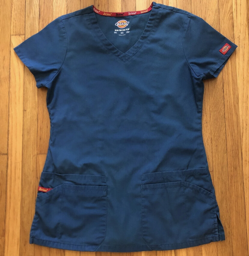 Dickies Caribbean Blue Scrub Set Petite