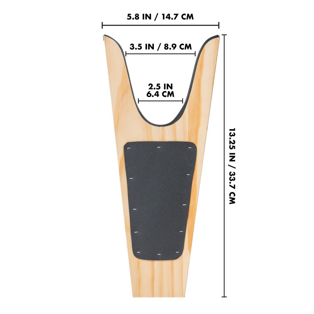 JobSite Boot Jack - Wood Boot Remover - Extra Wide Boot Puller