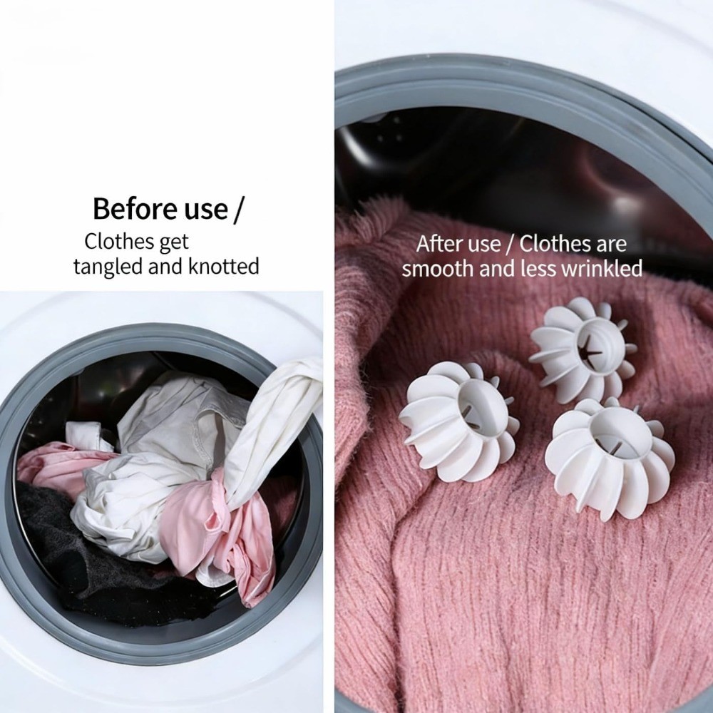 Reusable Magic Laundry Balls Free for Washing Machine Silicone Steamer