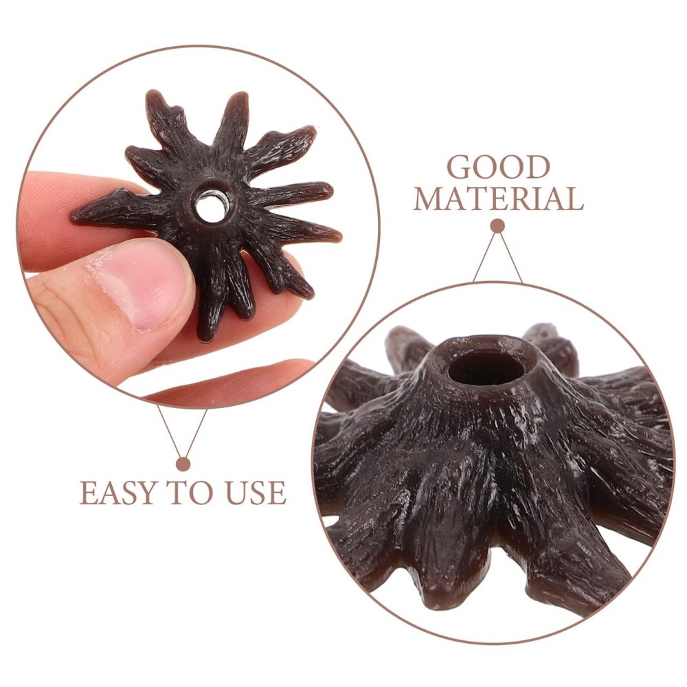 50pcs Model Trees Base Feet for Artificial Miniature Trees Craft Support Stan...
