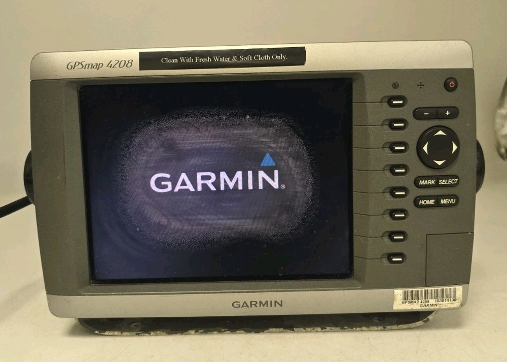 Garmin Gpsmap 4208 Chartplotter / Sonar Display Radar Fishfinder