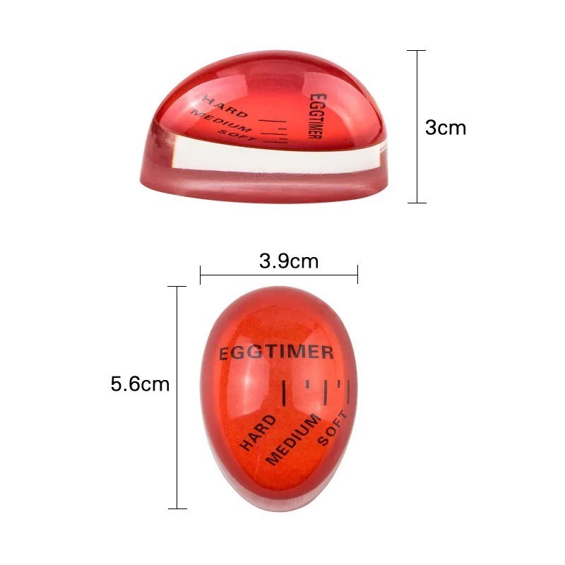 1x Egg Timer, Color Changing, Hard & Soft Boiled Indicator,