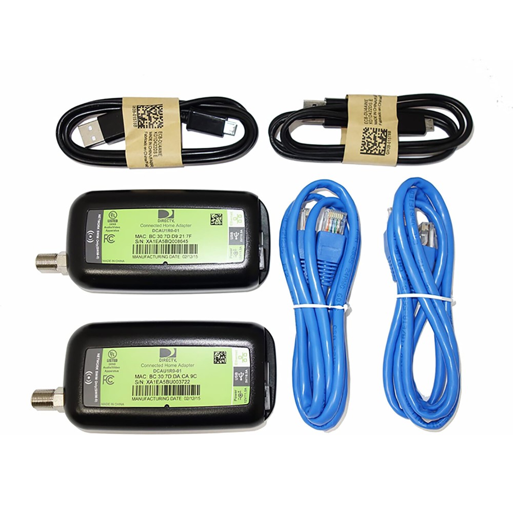 2 Pack - DirecTV Broadband Deca Ethernet to Coaxial Adapter - Third Generation