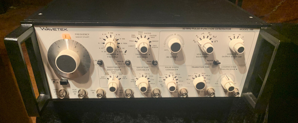 Wavetek Model 166 Pulse/Function Generator-For Parts As Is