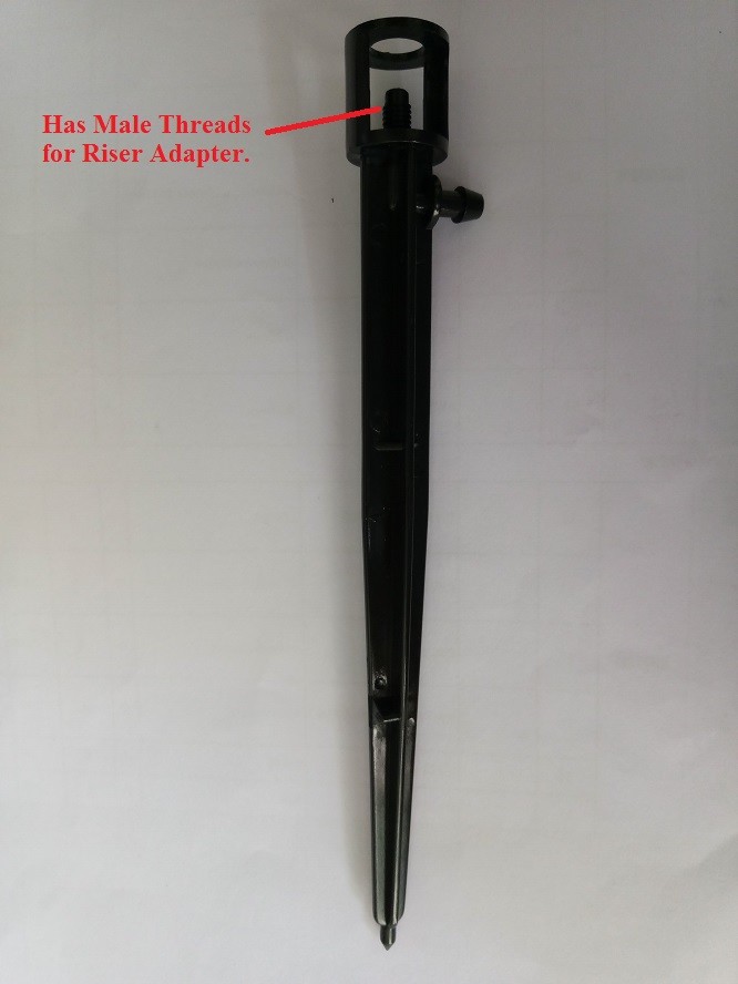 NEW !!! 10pc Bay Hydro 6" Threaded Drip Tube / Stake / Adapter / Riser MANY USES