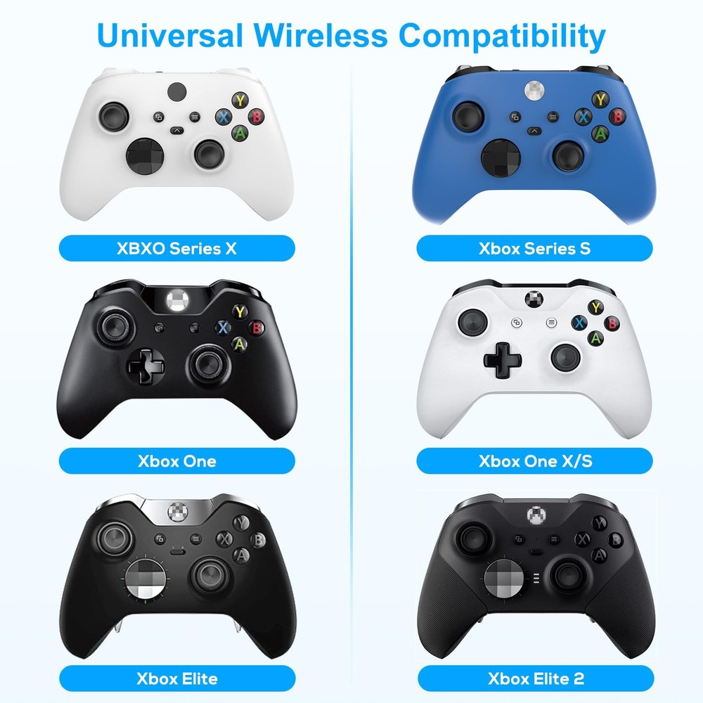 Keyboard for Xbox Series X/S, One/One Elite One/2 Controller, Black