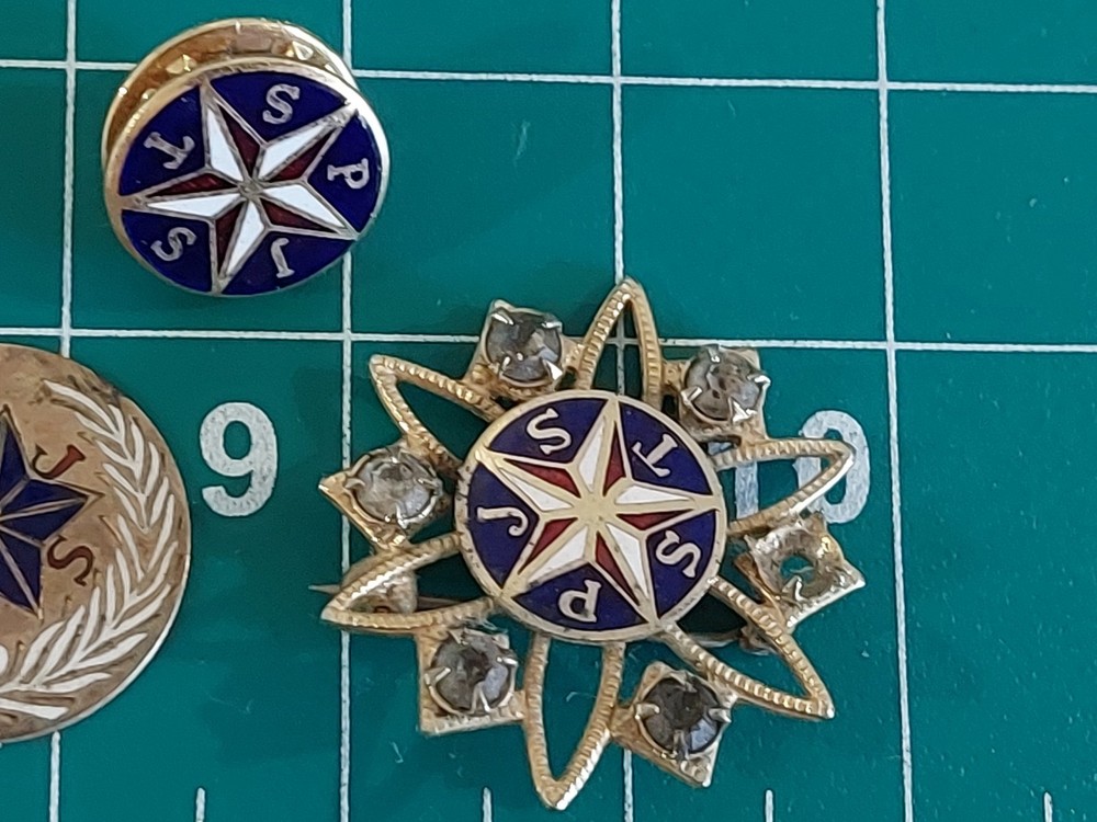 SPJST Lapel Pin Lot Texas Star
