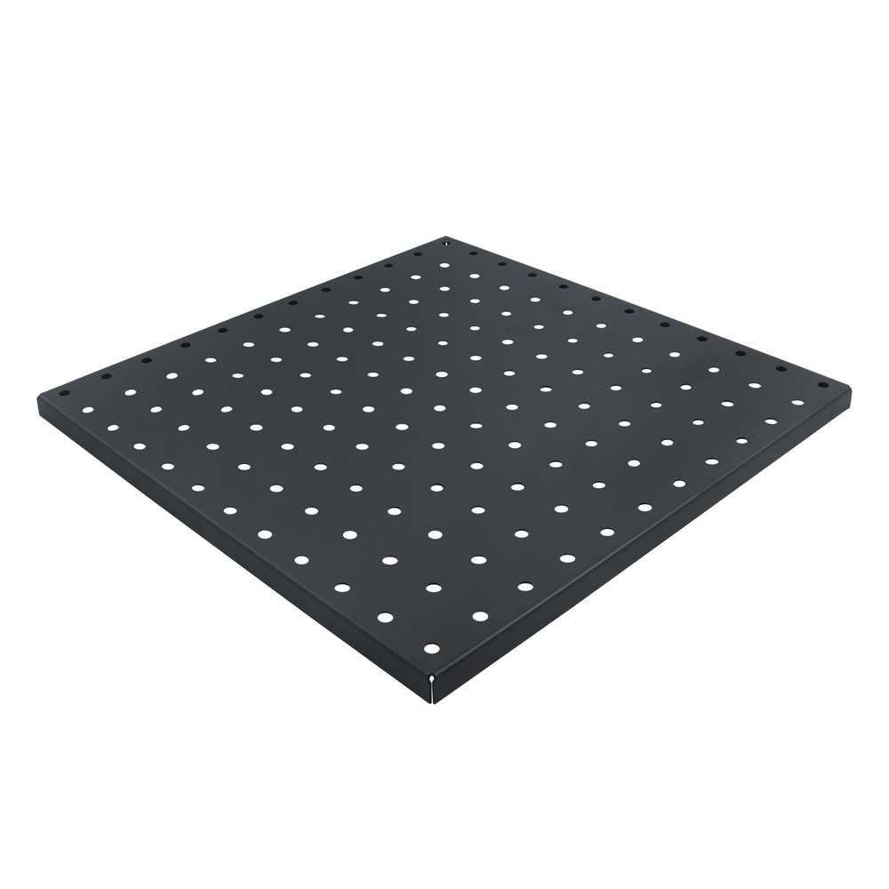 4 Pack Metal Pegboards Peg Boards Wall Organizer Panel Storage Hanger Tool Black