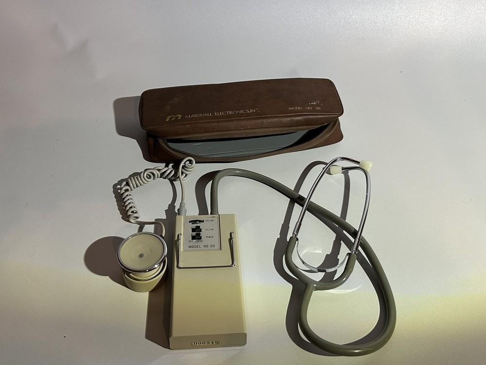 Vintage Marshall Electronics Model 30 Acoustic Stabilizer For Stethoscope Japan