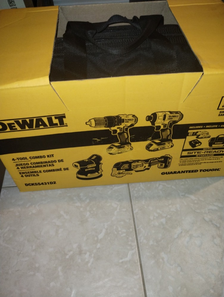DEWALT 20V MAX 4-Tool Combo Kit DCKSS431D2