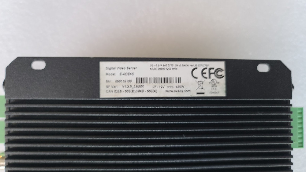 exacqVision Digital Video Server E-ADE4C 4 Channel Analog Video Encoder