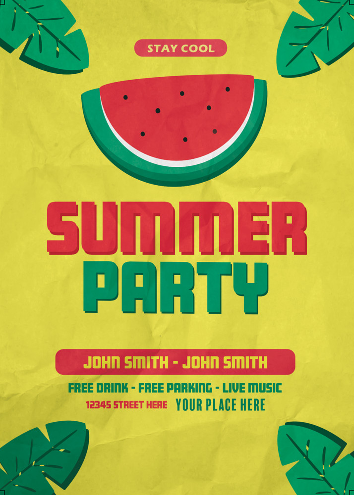 Summer Party Invite (Digital Card)