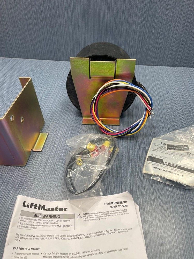 LiftMaster 3-Phase Conversion Kit 3PHCONV Transformer Chamberlain 204A0282