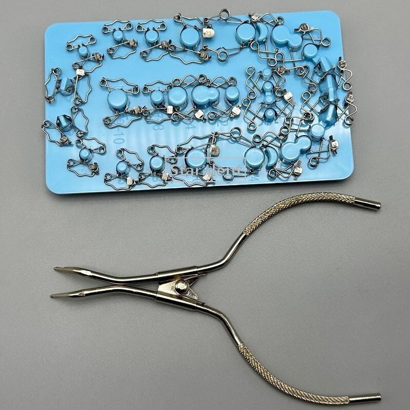 Dental Automatrix Contoured Matrices Clamps Forceps Automatic Matrix Plier Kit