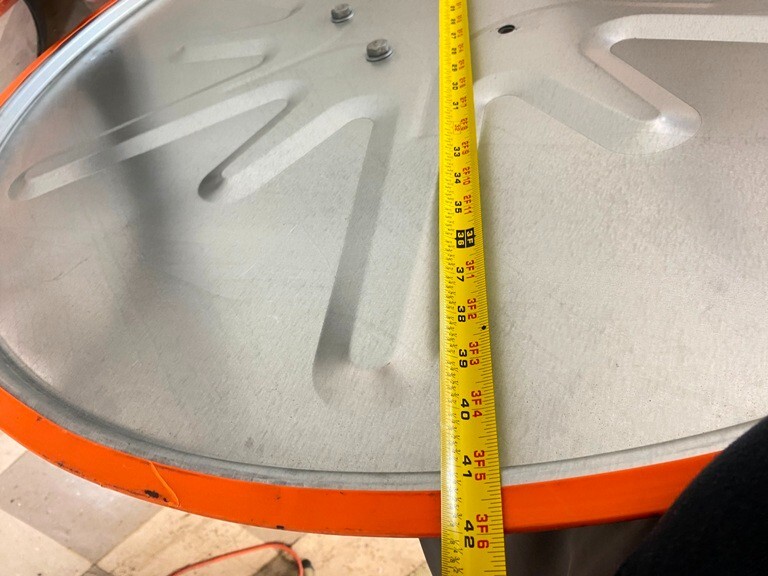 Mirror/ Convex 42" Safety Mirror w/ Visor