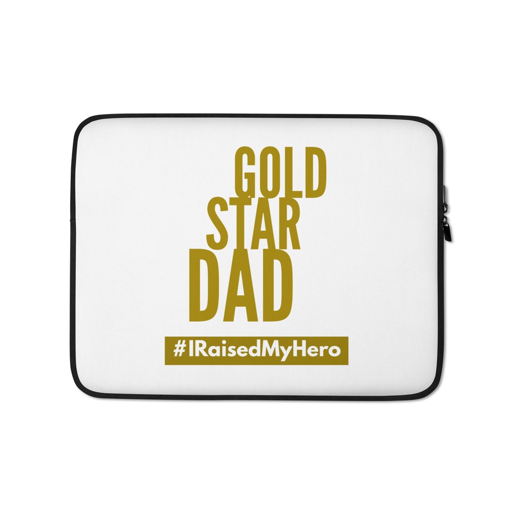 Gold Star Dad Laptop Sleeve