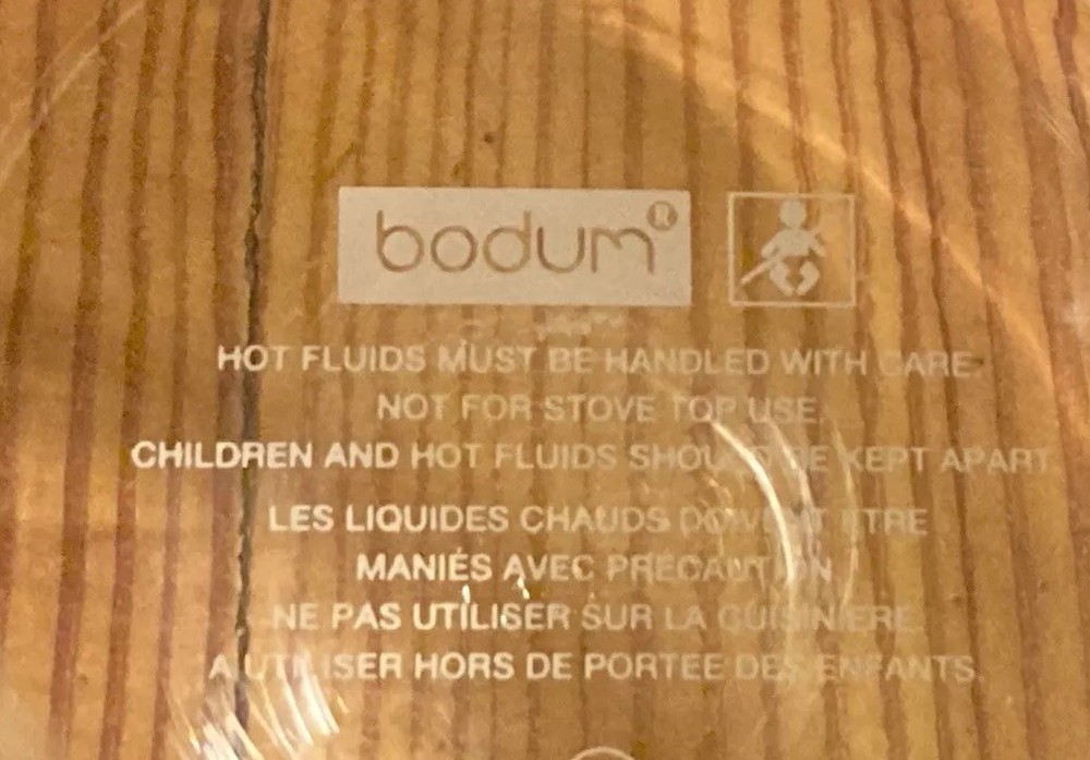 Bodum Pour Over Coffee Maker & Permanent Filter & Stopper & Scoop 8 Cup 34 fl oz
