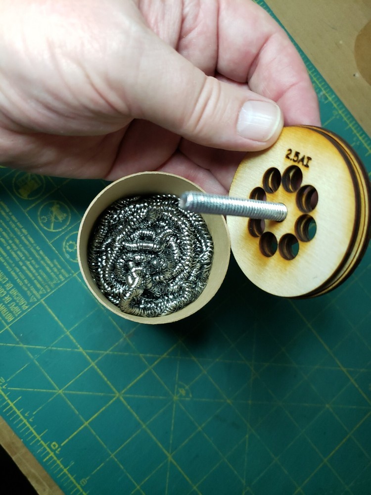 2.5" Baffle set For Flying Model Rocket kits laser cut ply eliminates wadding