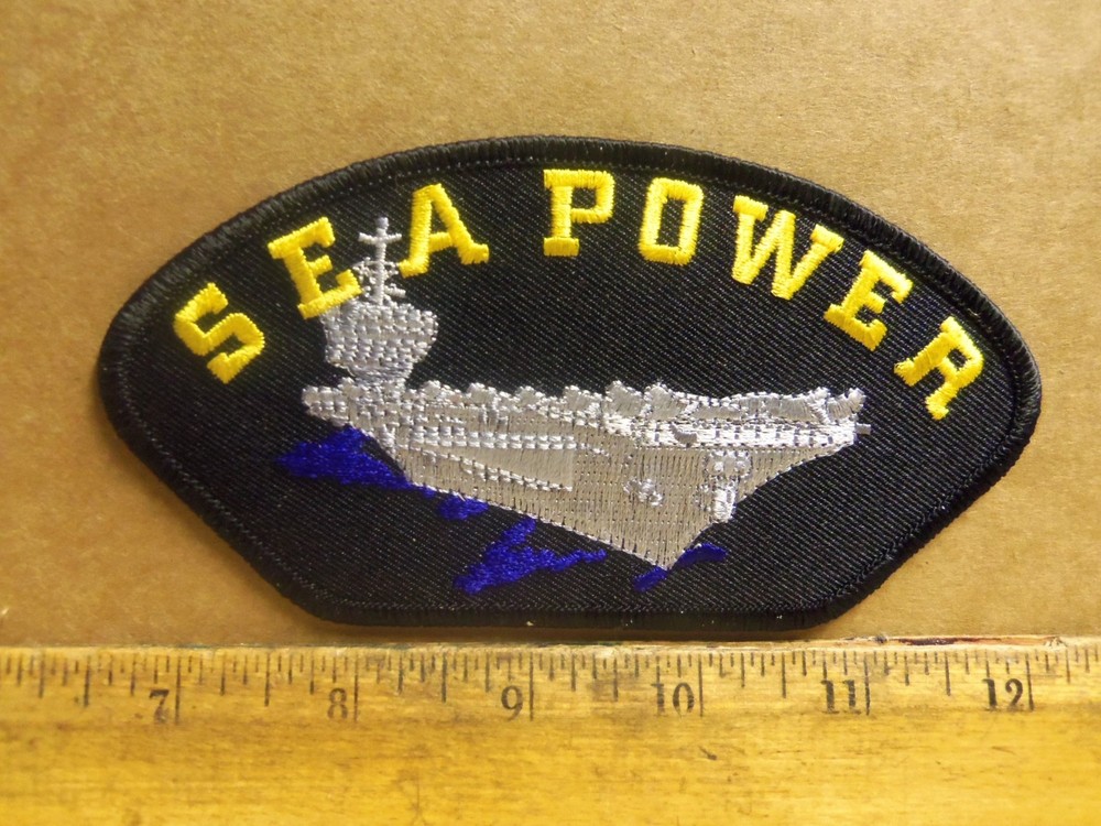 Sea Power Embroidered Patch