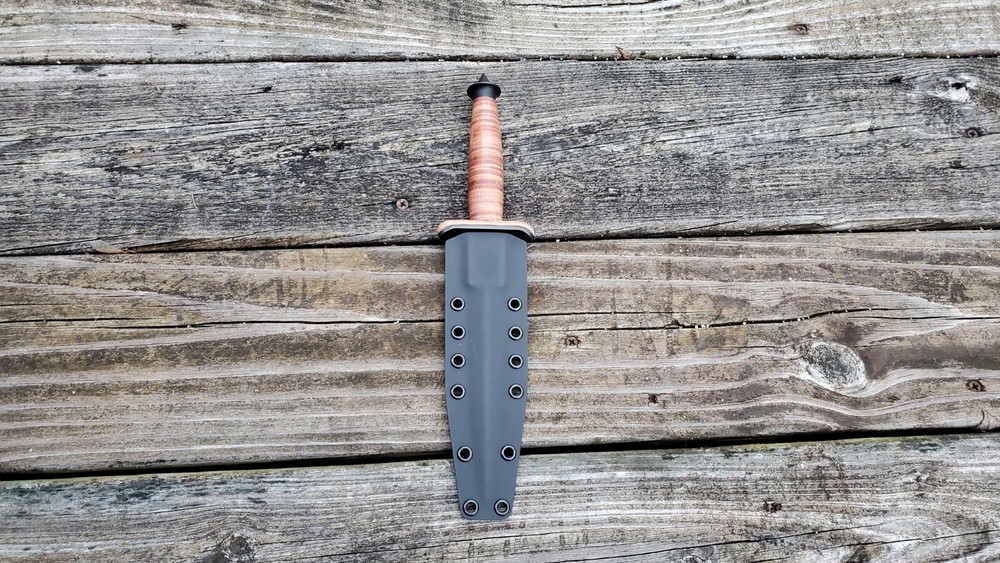 Kydex sheath, BOKERS PLUS " V-42 ", Pancake, (BK)