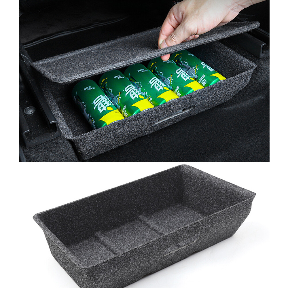 Under Seat Storage Tray Organizer Bin Box Drawer Container for Tesla Model Y