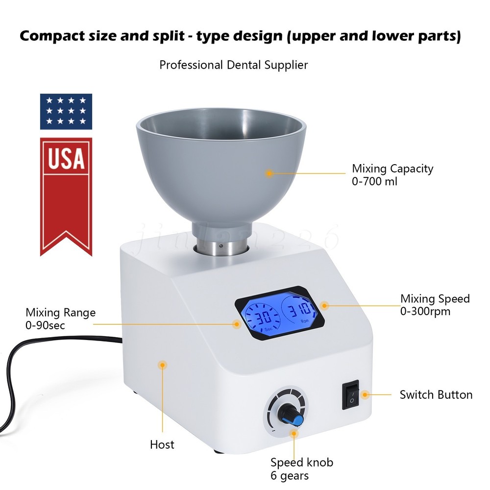 Dental Laboratory Alginator Mixer