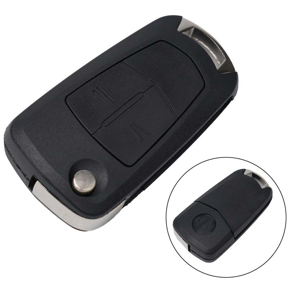 2 Buttons Key Shell Case Remote Control Housing Auto Parts Control Folding