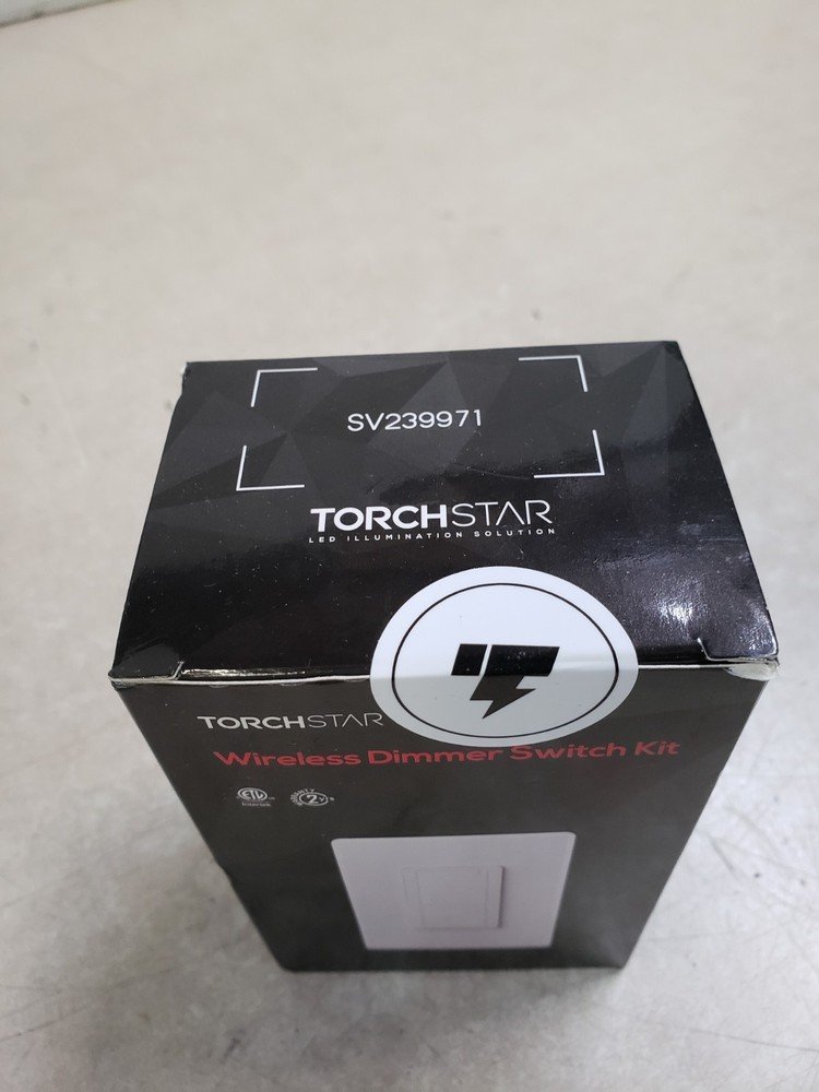 Torchstar 120V Dimmer Switch, Wireless Light Switch and Receiver Kit