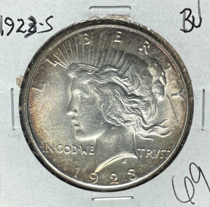 1923-S PEACE SILVER DOLLAR - BU ~BEAUTIFUL COIN~