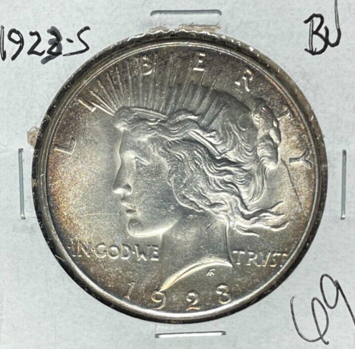 1923-S PEACE SILVER DOLLAR - BU ~BEAUTIFUL COIN~