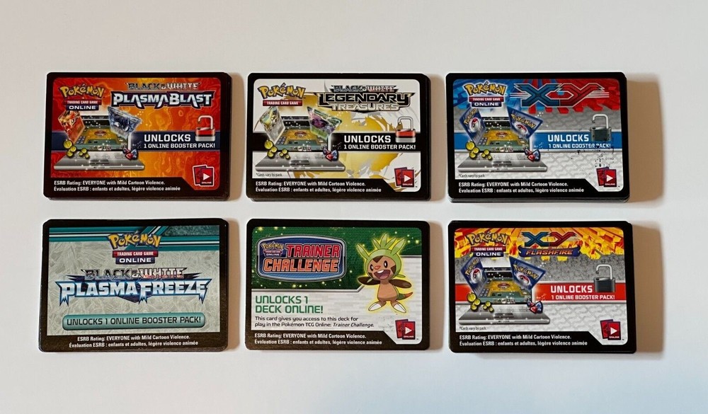 Pokémon TCG Online Game Code Cards - Many SETS 2013-18 Get Codes Sent FAST