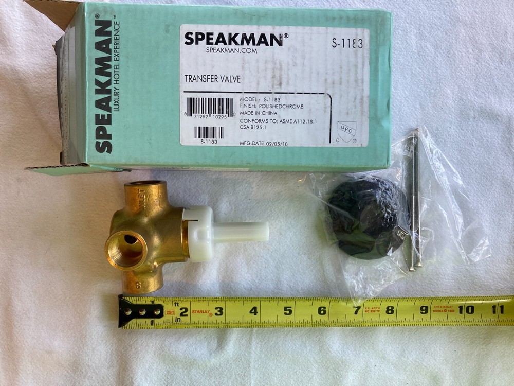 Speakman S-1183 Brass Valve Only