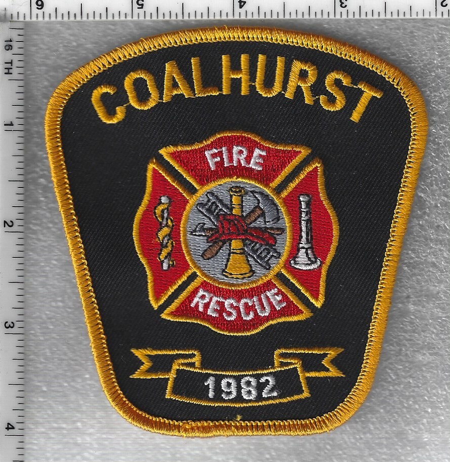 Coalhurst Fire Rescue  (Alberta, Canada)  Shoulder Patch