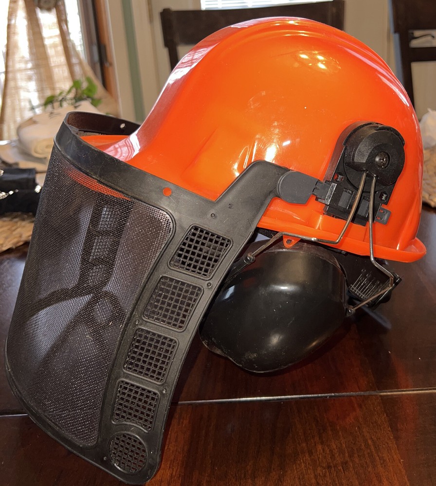 NEW!! Forester Hardhat with face shield and Ear Protection