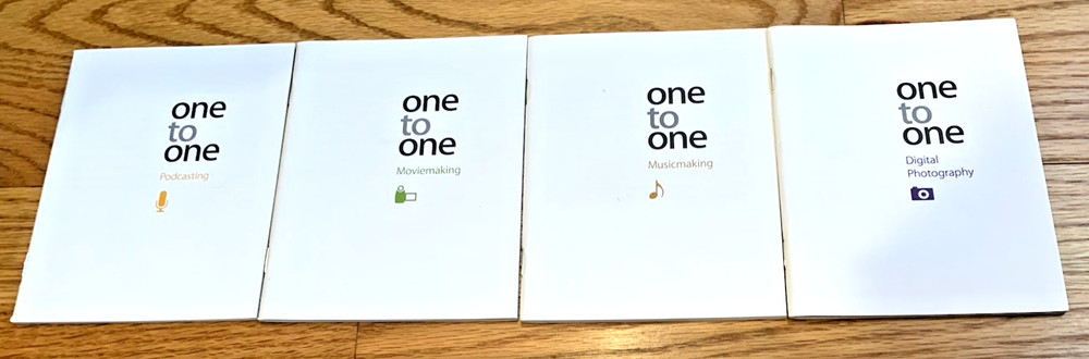Apple Computer 2008 One to One 11 Training Course Books with Note Book NEW
