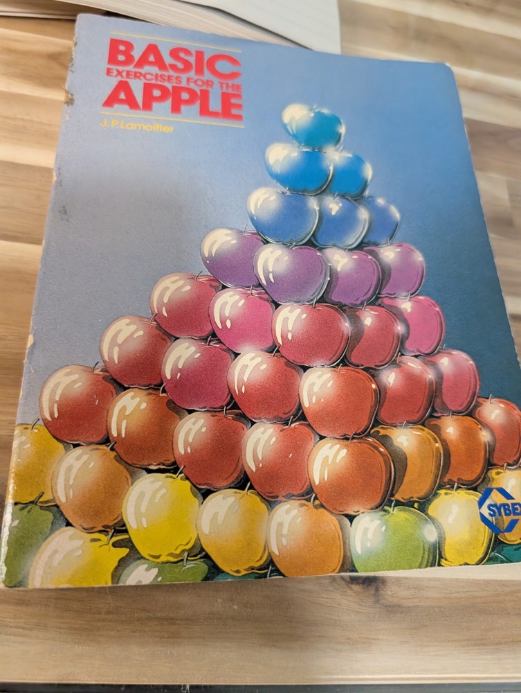 Vintage Apple II Reference Manuals Basic Exercises Apple, DOS Program, A2 Basics