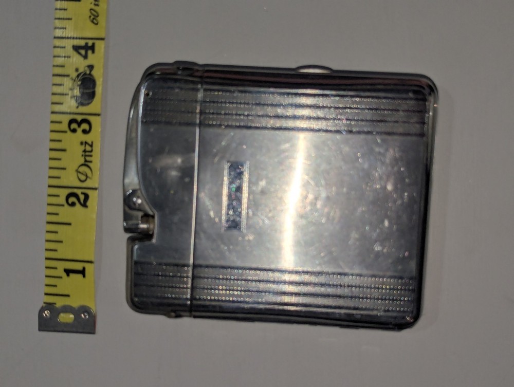 Vintage Ronson Lighter Case Ten A Case Lighter & Cigarette Holder Combo