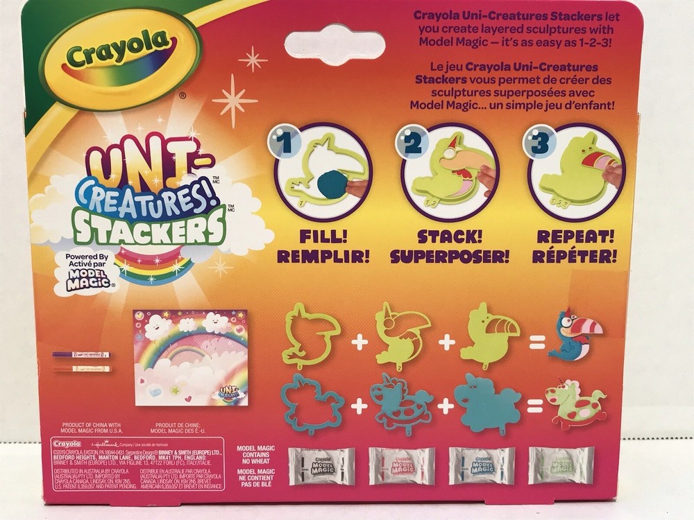 NEW Crayola Uni-Creatures Stackers FACTORY SEALED