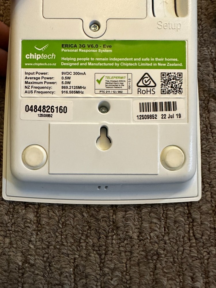 Chiptech Erica Personal Emergency Response System Emergency Call Dialer