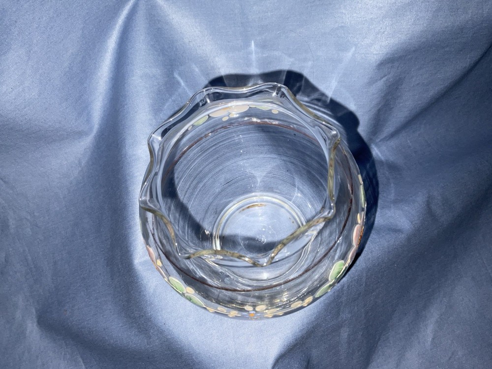 Small Floral Painted Vase (613)