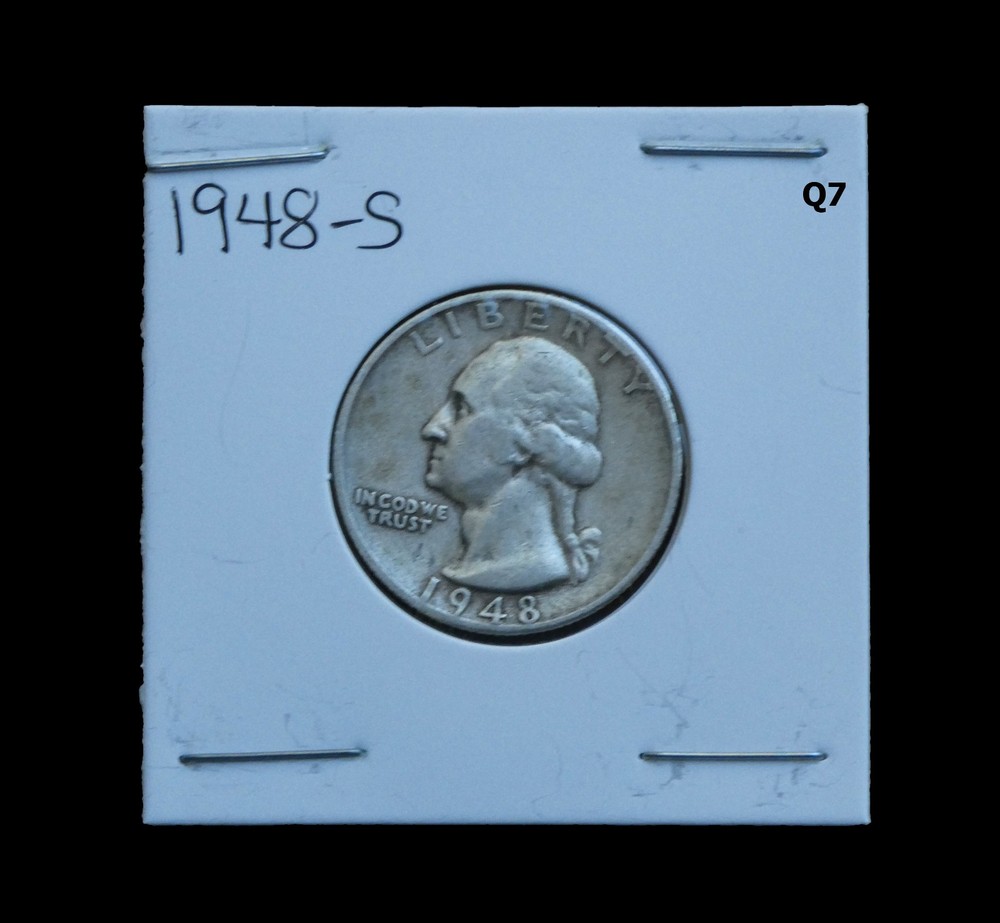 1948 Washington Quarter from San Francisco Mint