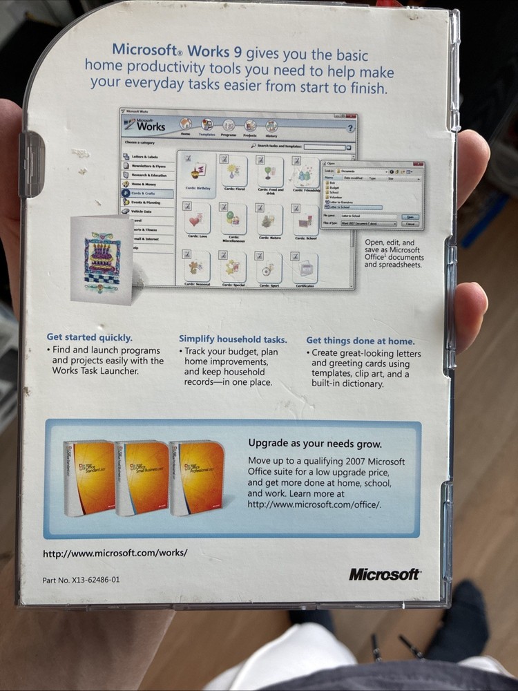 Microsoft Works 9 for Windows XP and Windows Vista