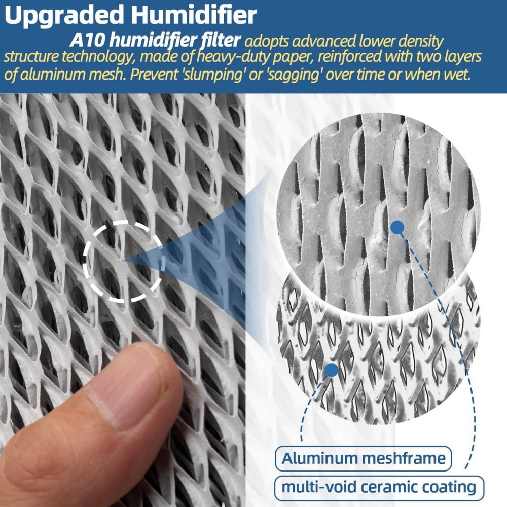 For Aprilaire 10 Humidifier Filter Replacement Water Panel 2 Pack for Bryant