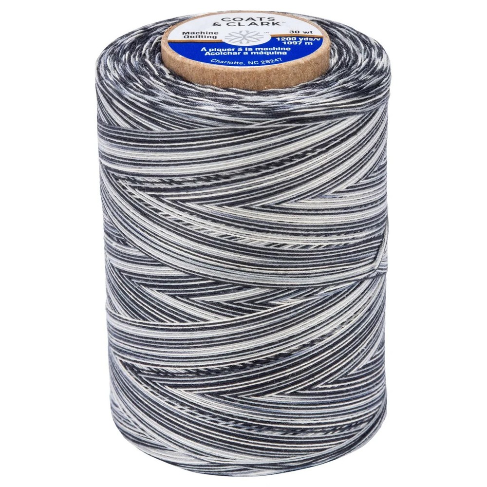 Coats & Clark Cotton Machine Quilting Multicolor Thread "Zebra"   #820