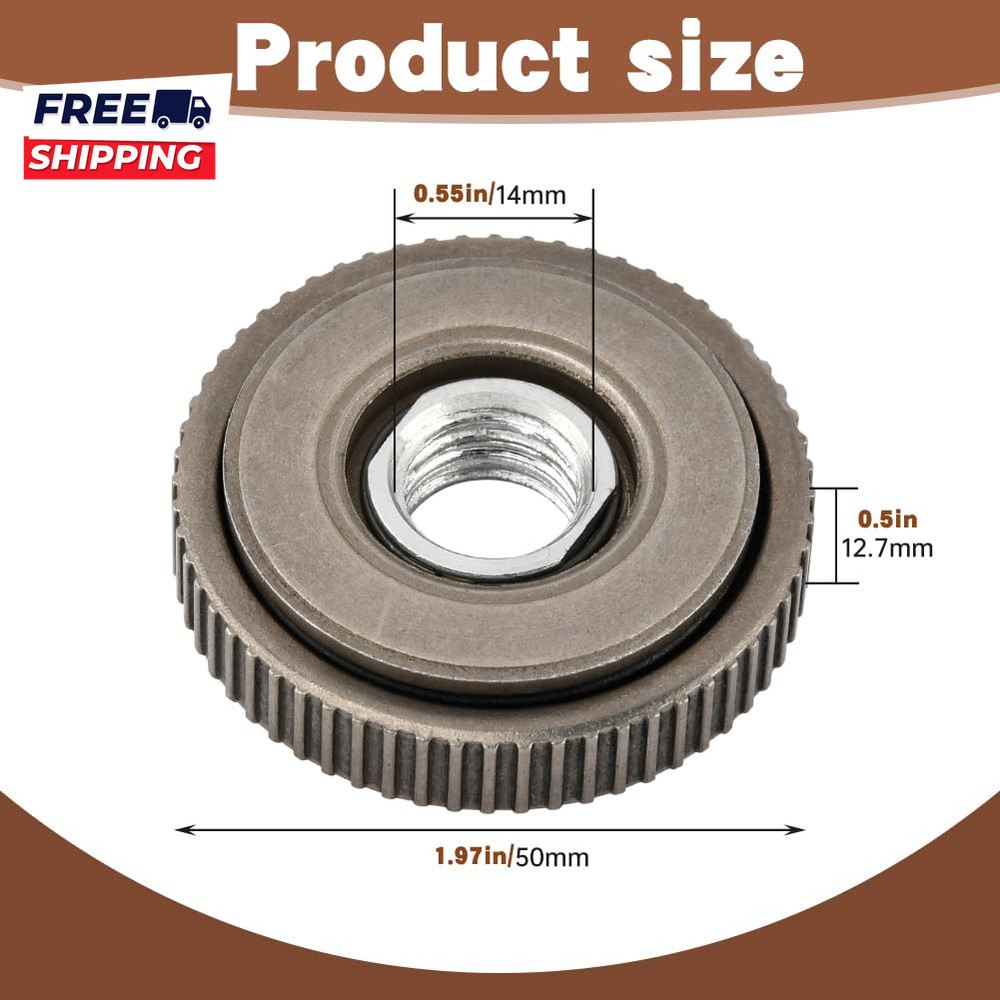 5/8"-11 Flange Nut for Thread Angle Grinder Quick Release 5/8-11 Grinder Locking