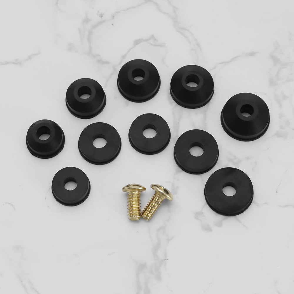 116PCS Faucet Washers Kit with Multi-Size Flat Washers Angled Washers Brass Scre